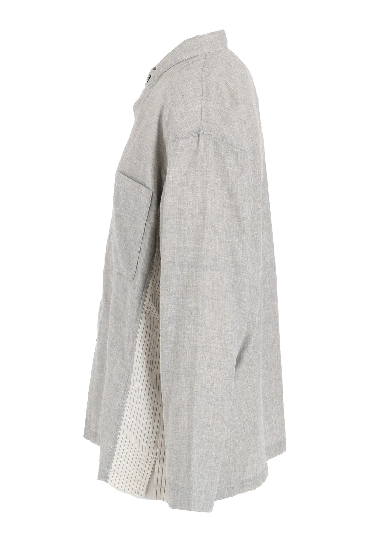 GAUZE + STRIPE SHIRT (M) sold by Yohji Yamamoto product image thumbnail 3