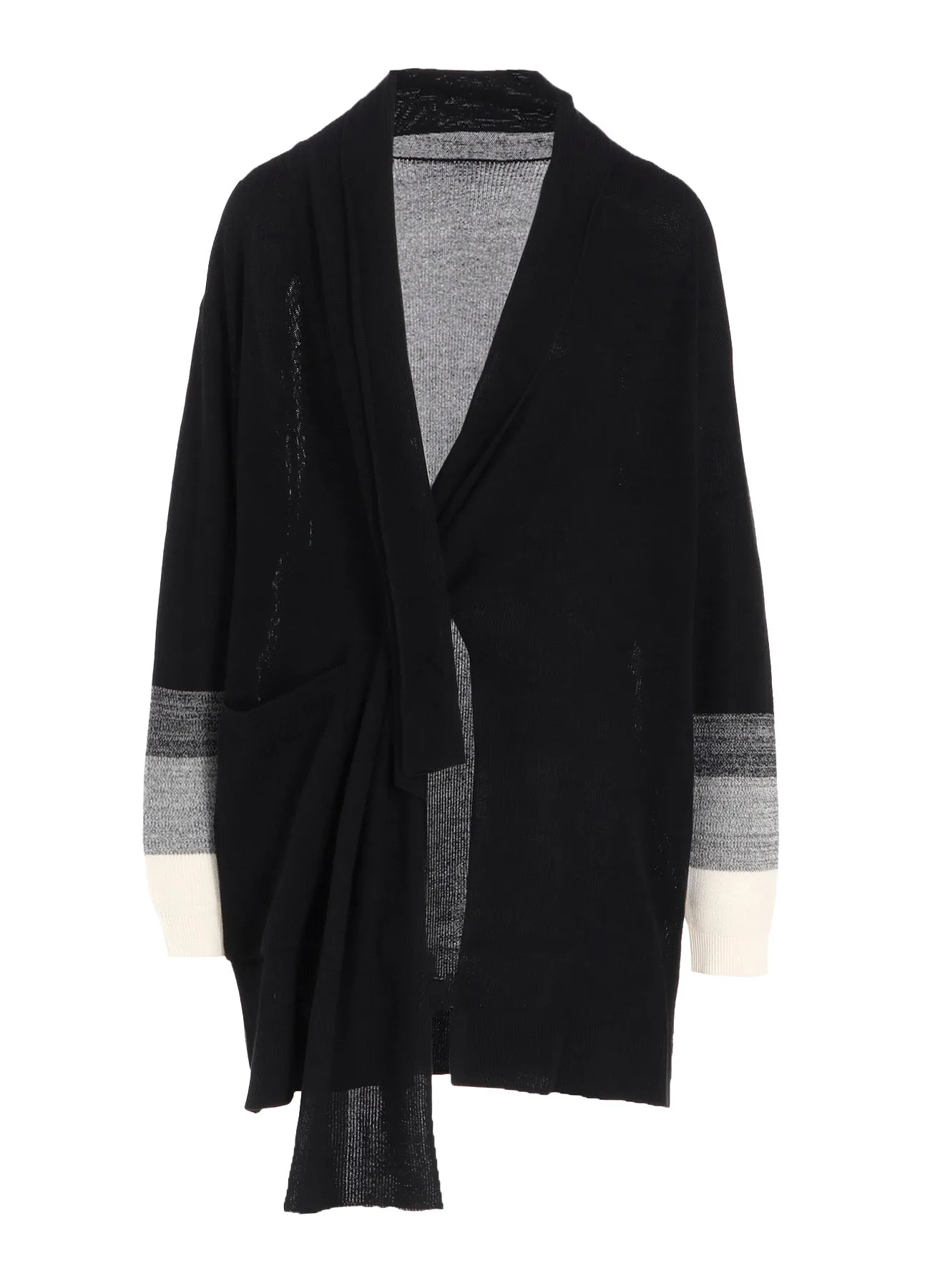 CAC KNIT GRADATION LONG CARDIGAN sold by Yohji Yamamoto product image thumbnail 2