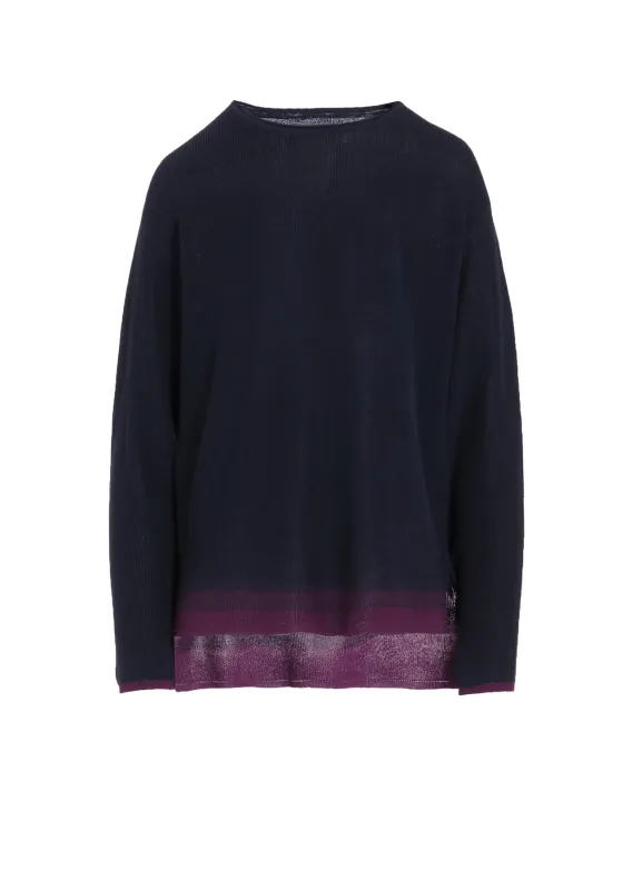 CAC KNIT GRADATION PULLOVER sold by Yohji Yamamoto