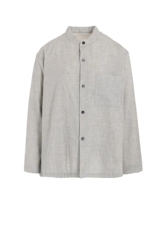 GAUZE + STRIPE SHIRT (L) sold by Yohji Yamamoto