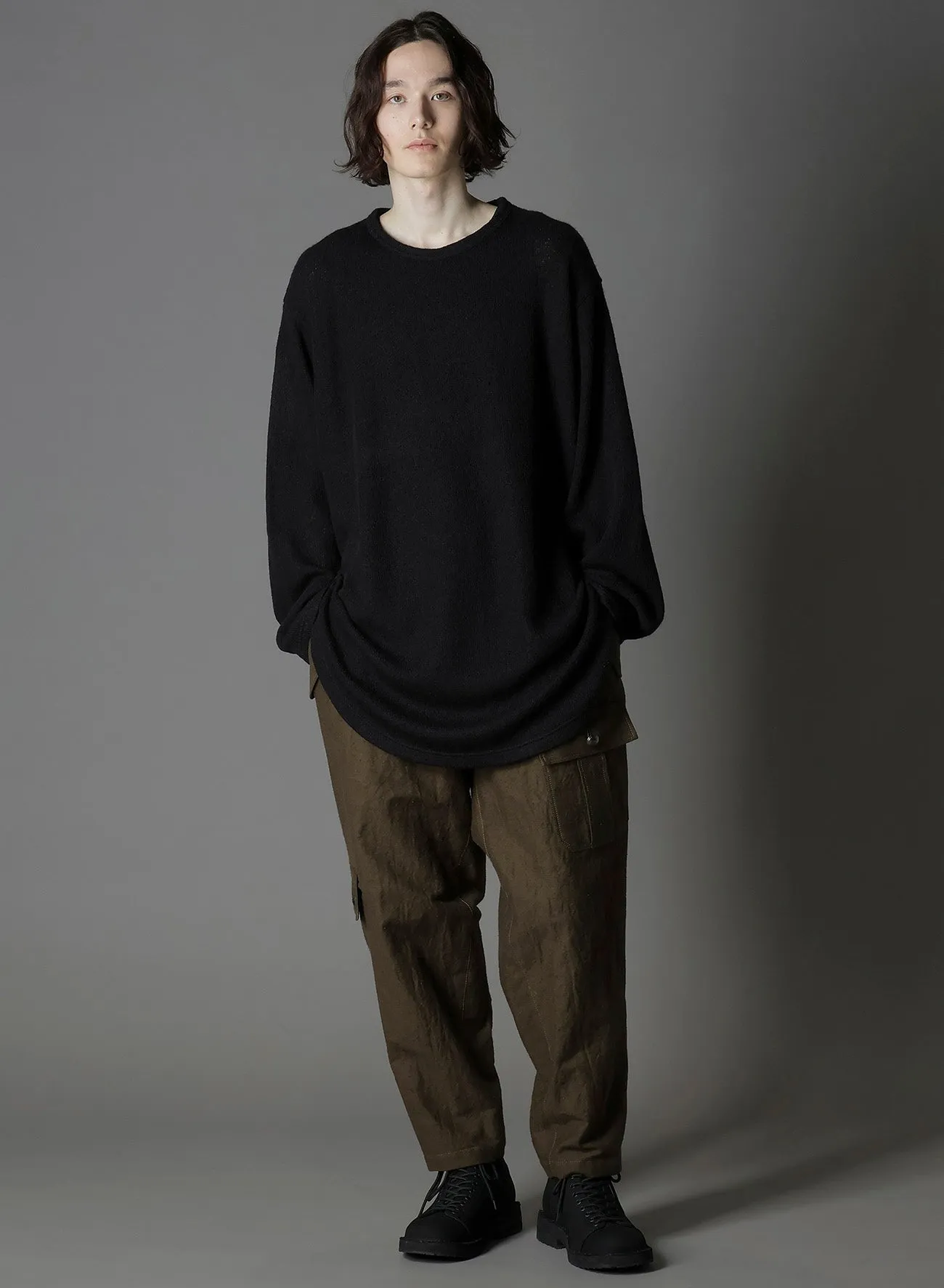 COTTON FLAX MOLESKIN POCKET SLIM PANTS sold by Yohji Yamamoto product image thumbnail 2