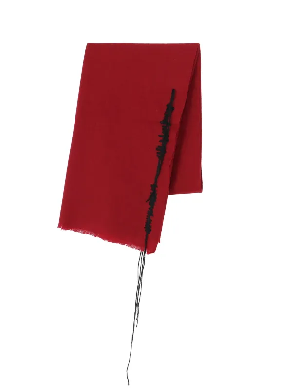 TETANY WOOL HAND STITCH SCARF sold by Yohji Yamamoto