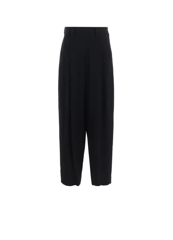 W/RY WASHER PROCESSED GAUZE SINGLE TUCK PANTS sold by Yohji Yamamoto