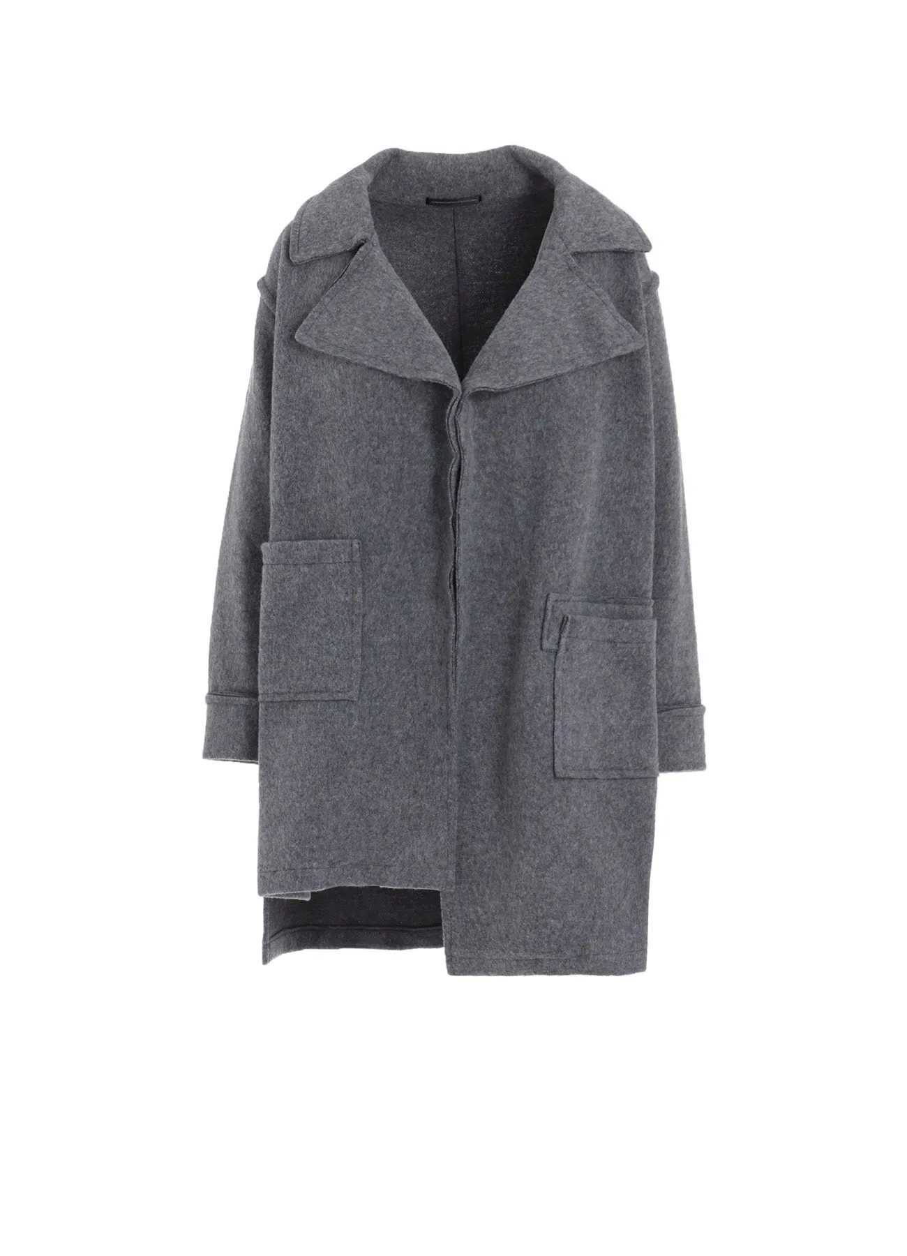 W/NY FLEECE LONG COAT sold by Yohji Yamamoto