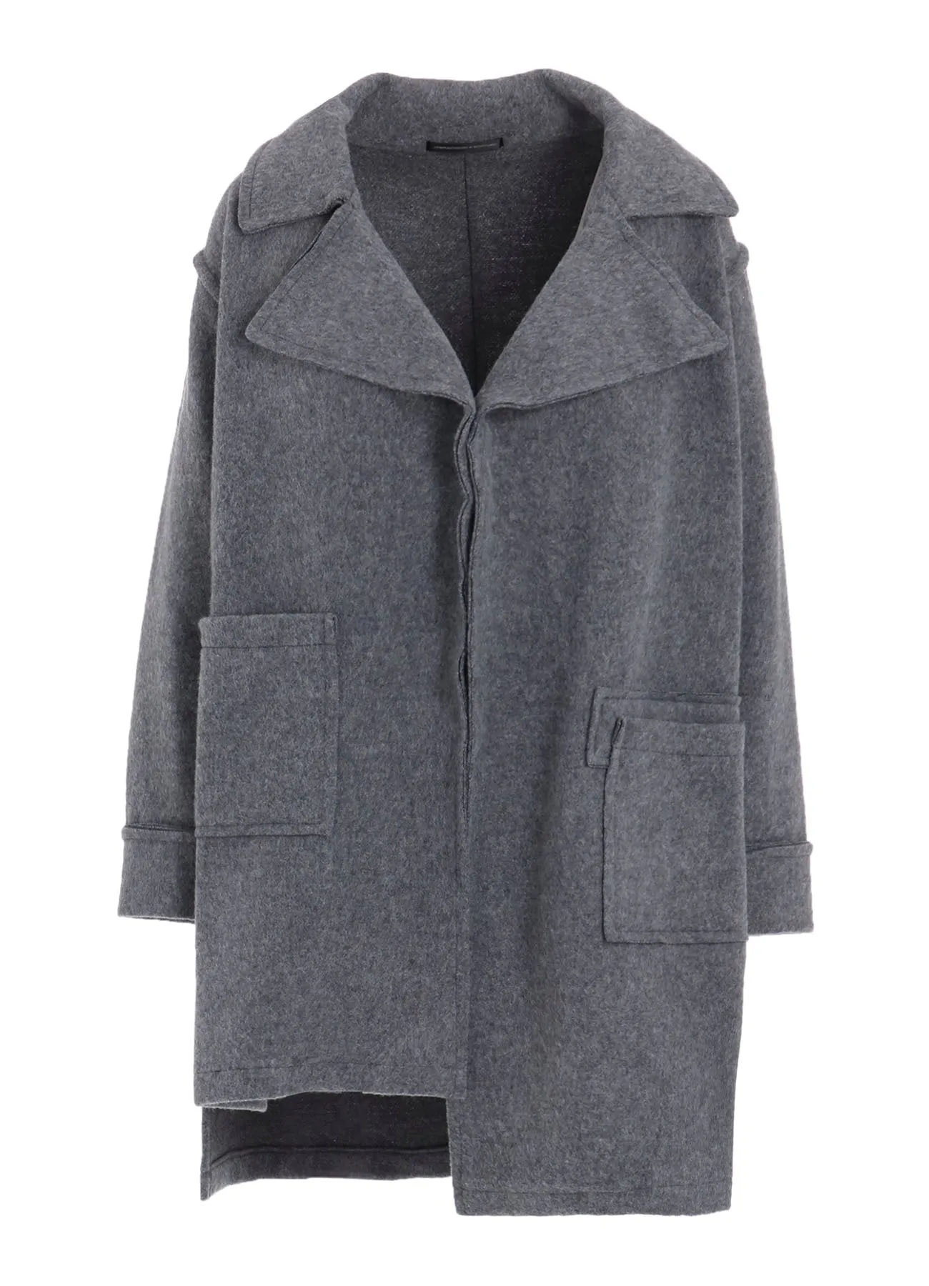 W/NY FLEECE LONG COAT sold by Yohji Yamamoto product image thumbnail 2