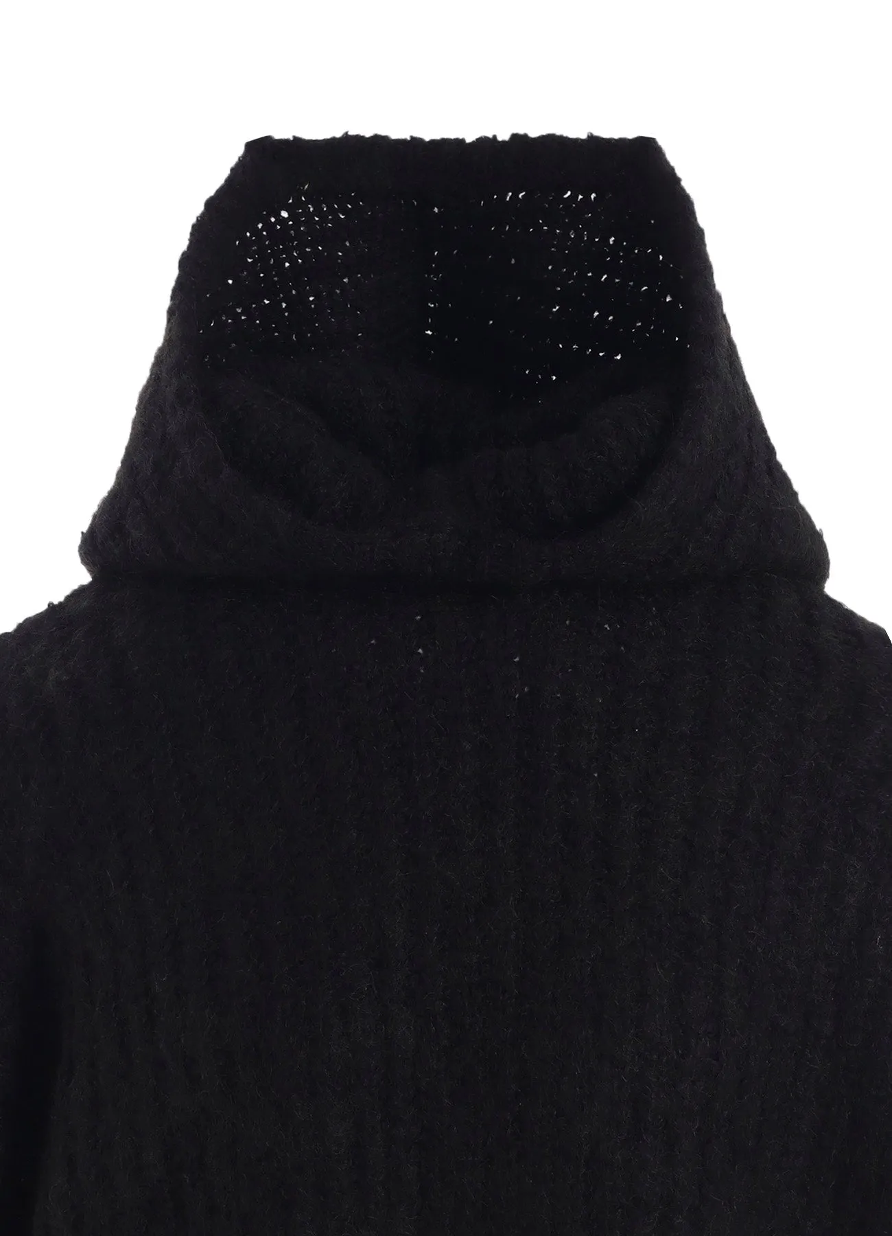 FLEECE RAISED HOODIE sold by Yohji Yamamoto product image thumbnail 5