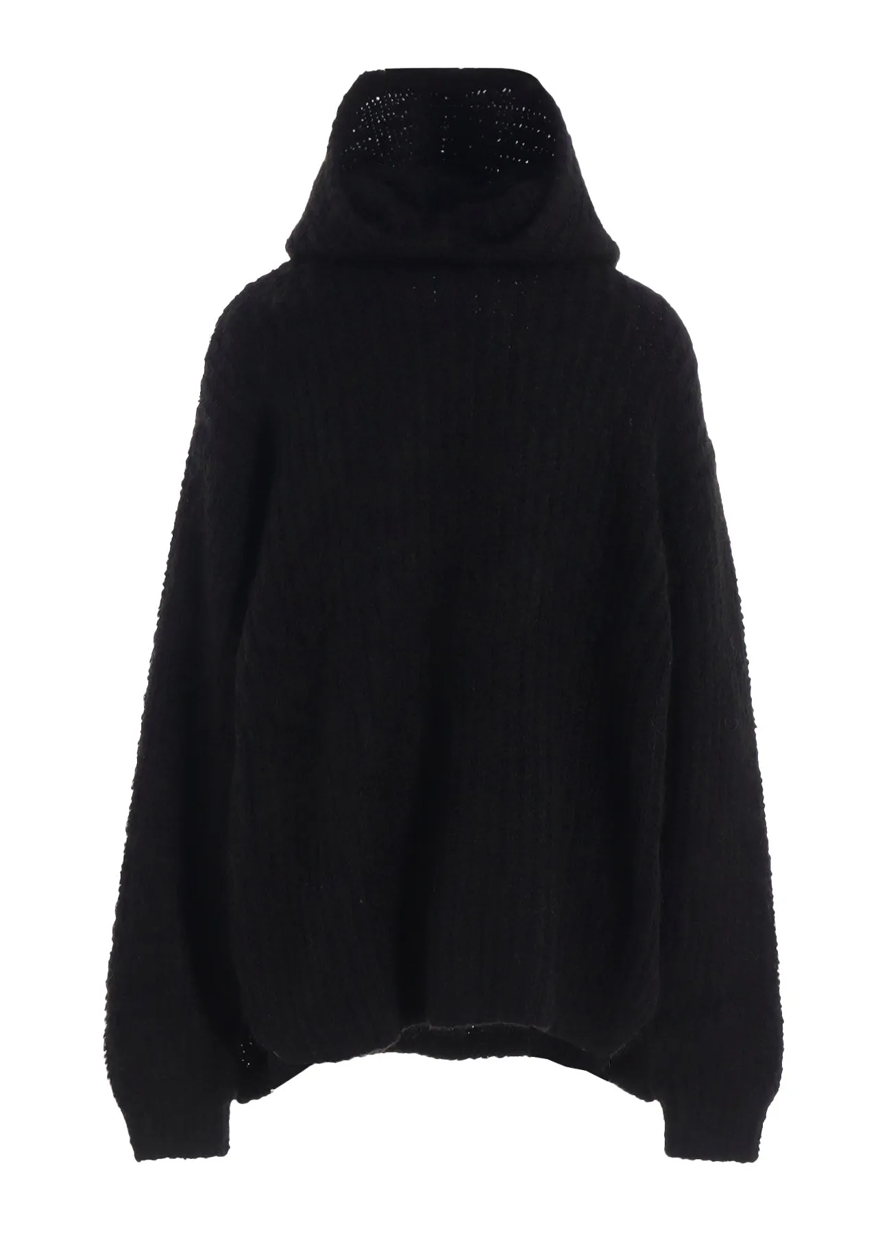 FLEECE RAISED HOODIE sold by Yohji Yamamoto product image thumbnail 2