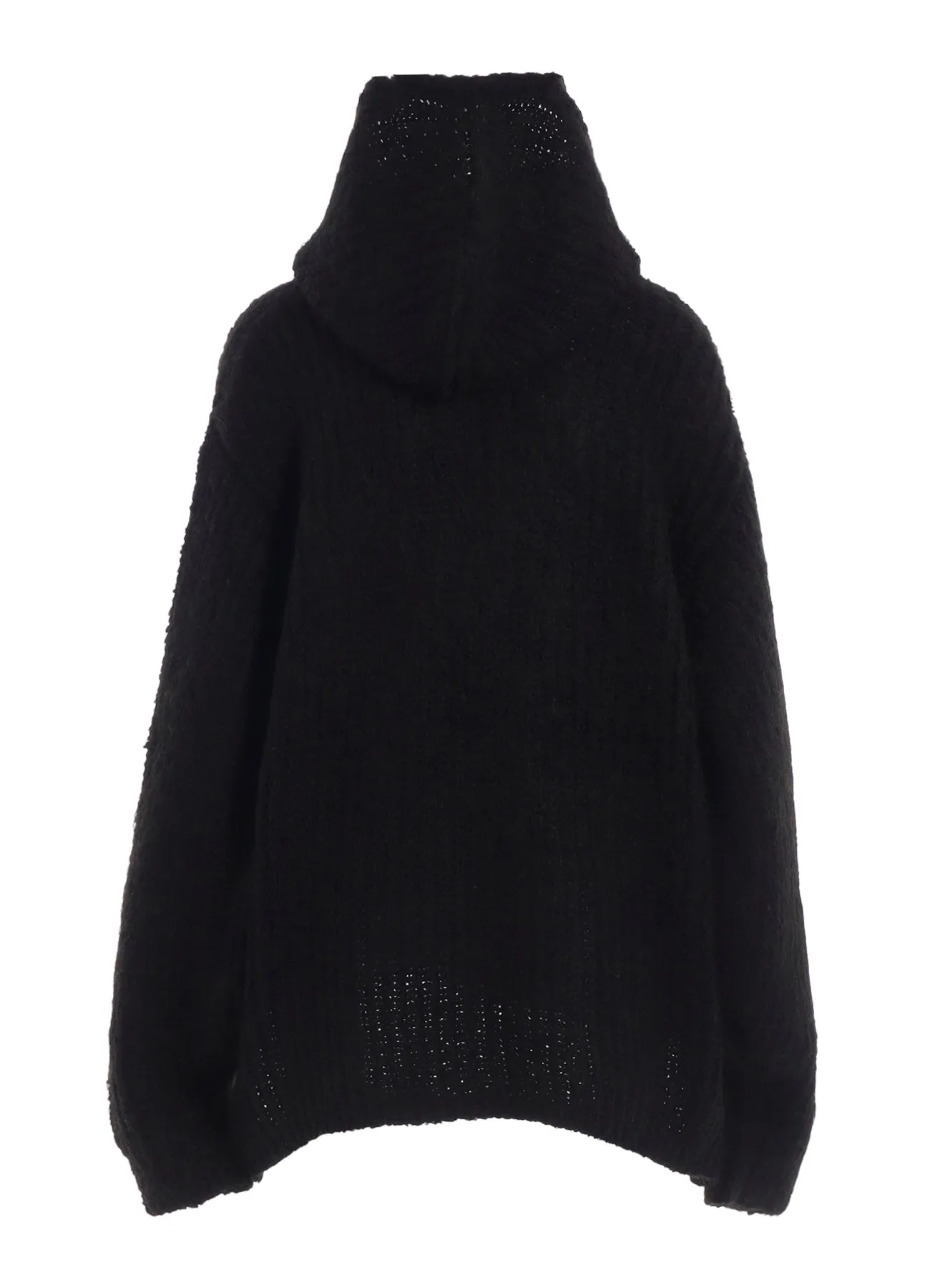 FLEECE RAISED HOODIE sold by Yohji Yamamoto product image thumbnail 4
