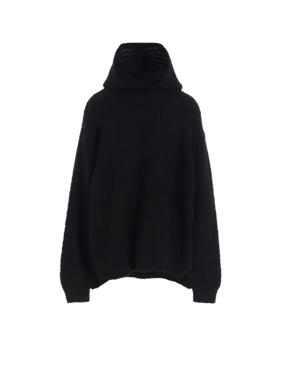 FLEECE RAISED HOODIE sold by Yohji Yamamoto