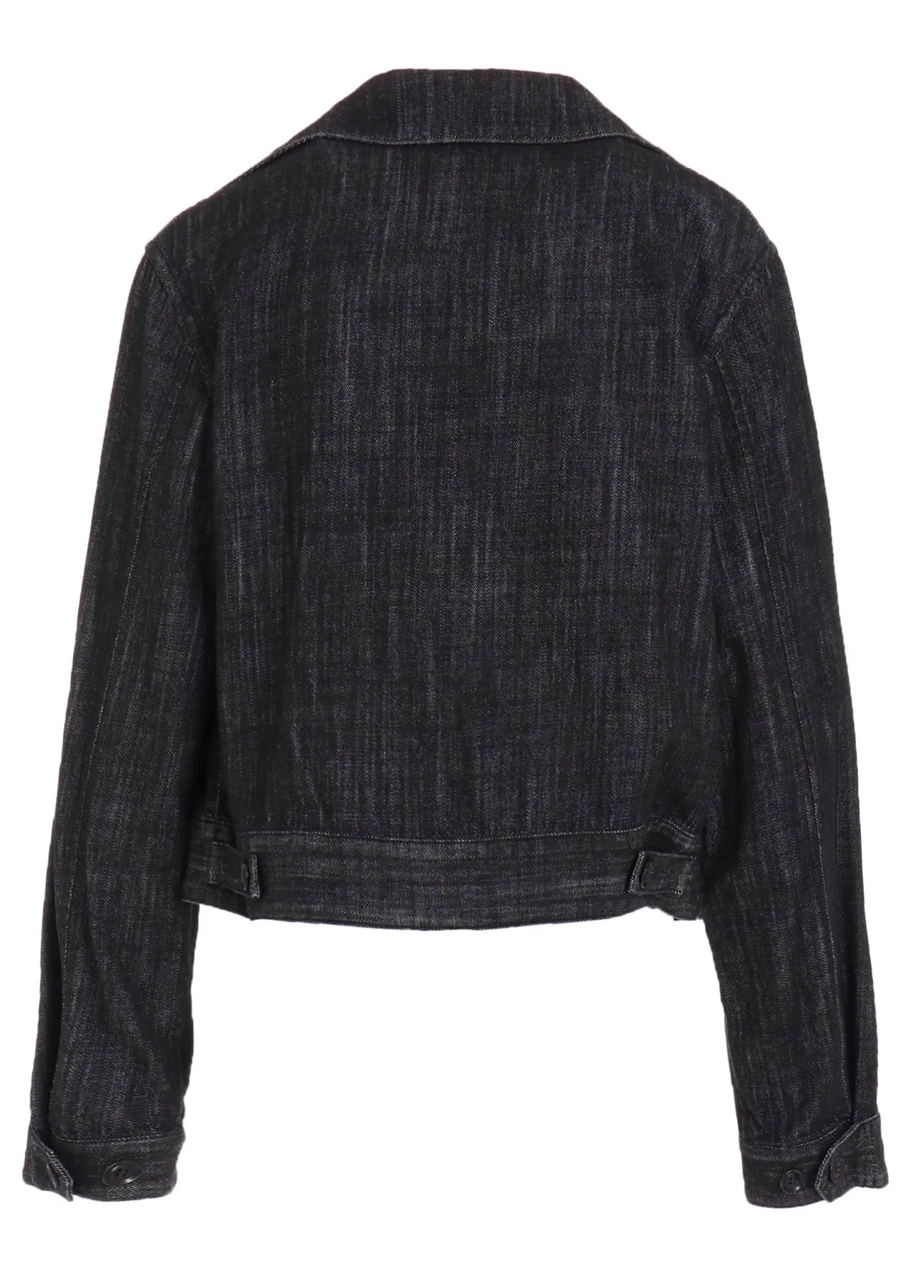 8OZ DENIM SLIT COLLART SHORT BLOUSE sold by Yohji Yamamoto product image thumbnail 4