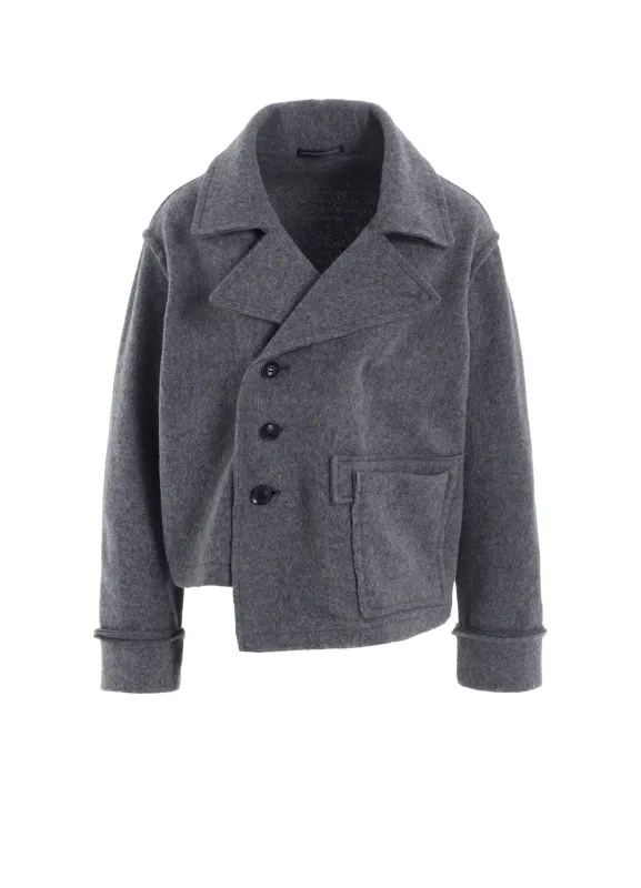 W/NY BOILED WOOL/FLEECE H-SHORT J sold by Yohji Yamamoto