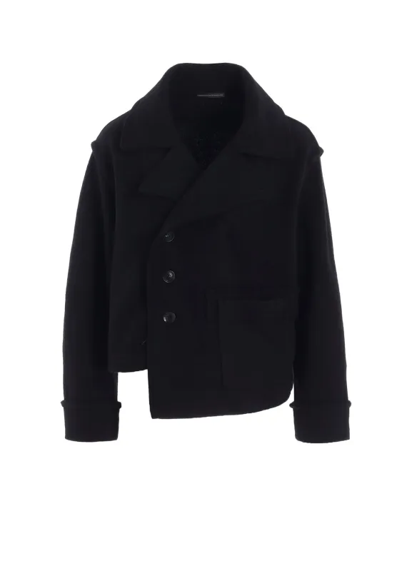 W/NY BOILED WOOL/FLEECE H-SHORT J sold by Yohji Yamamoto