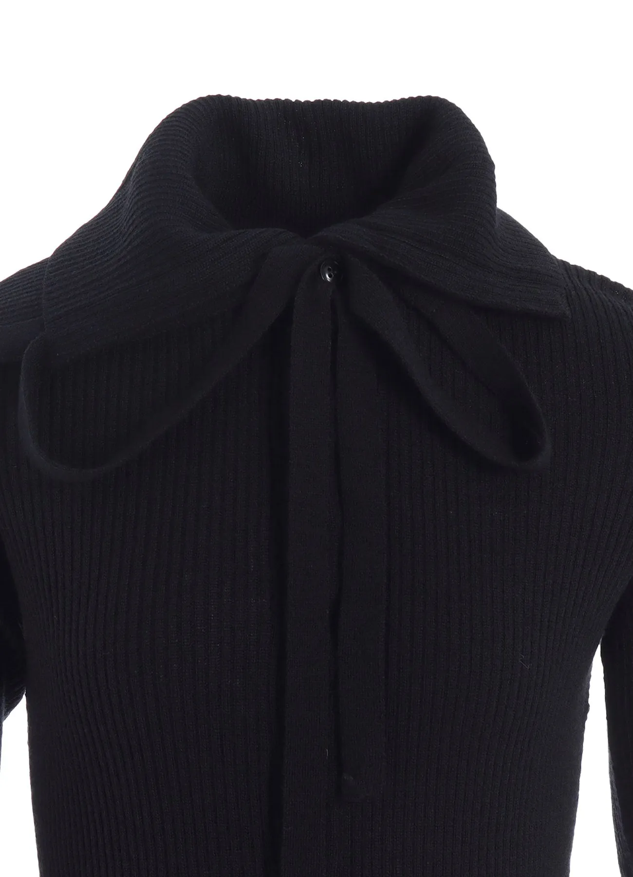 DOUBLE COLLAR ASSYMETRIC CARDIGAN sold by Yohji Yamamoto product image thumbnail 5
