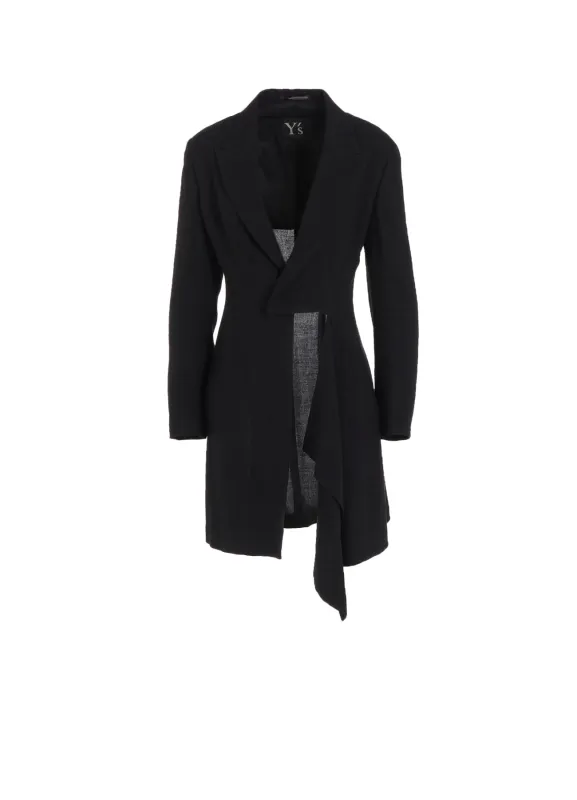 W/RY WASHER PROCESSED GAUZE JACKET sold by Yohji Yamamoto