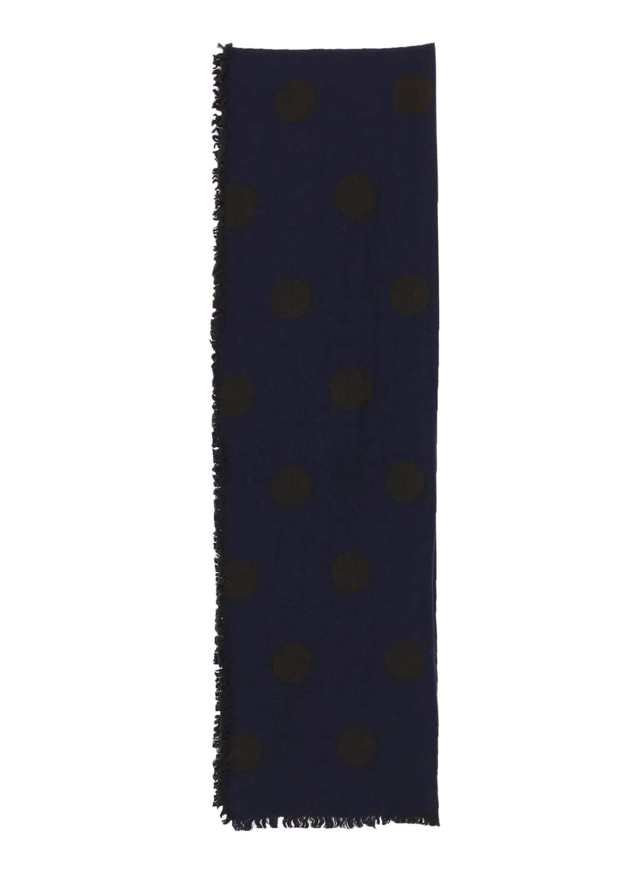 WOOL MILLING REVERSIBLE POLKA DOT SCARF sold by Yohji Yamamoto product image thumbnail 4