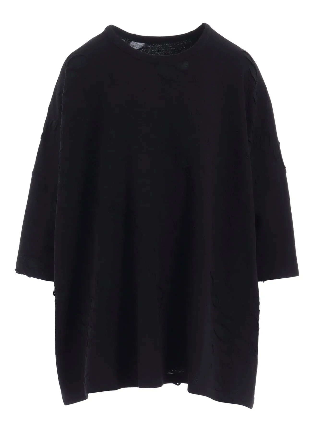 BONDED HOLE JQ ROUND NECK BIG T sold by Yohji Yamamoto product image thumbnail 2