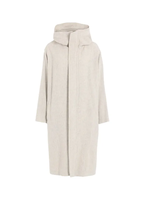 TOP VINTAGE FLANNEL HOODIE COAT sold by Yohji Yamamoto