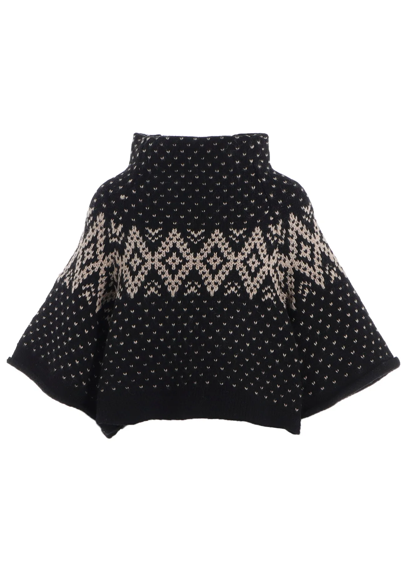 NORDIC JQ SHORT RAGLAN SLEEVE PULLOVER sold by Yohji Yamamoto product image thumbnail 2