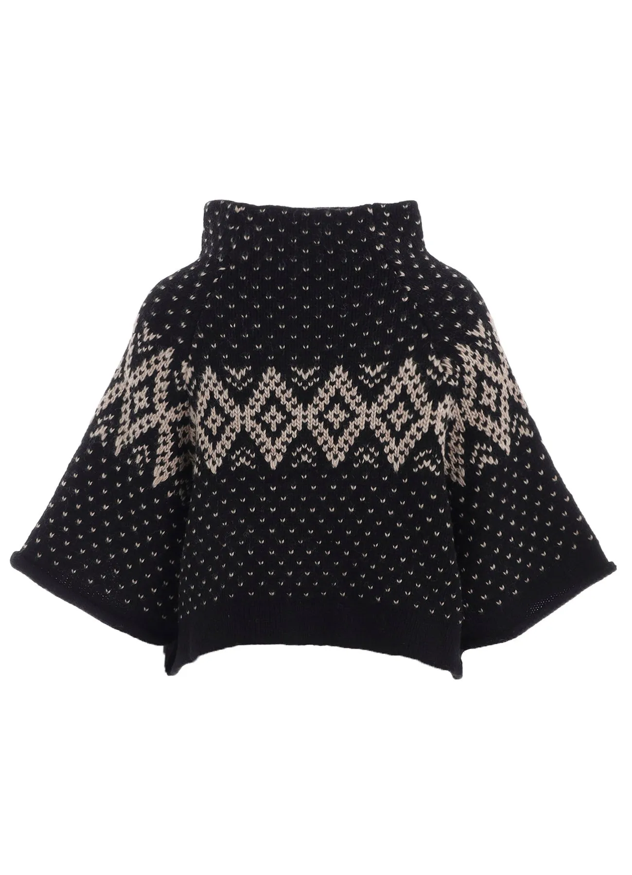 NORDIC JQ SHORT RAGLAN SLEEVE PULLOVER sold by Yohji Yamamoto product image thumbnail 4