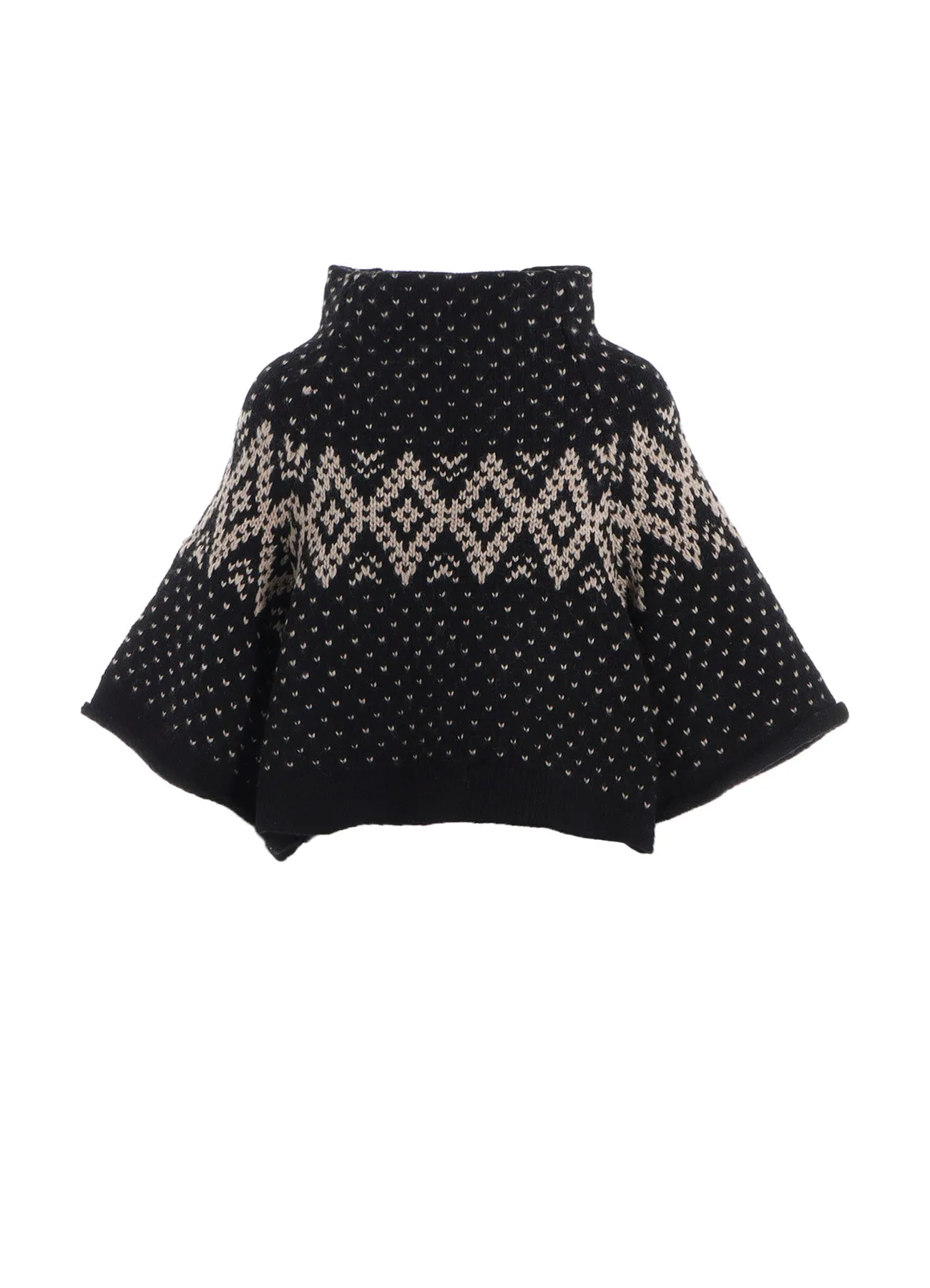 NORDIC JQ SHORT RAGLAN SLEEVE PULLOVER sold by Yohji Yamamoto