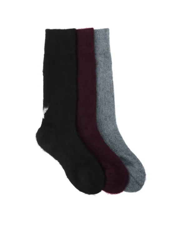 Y's × CHICSTOCKS MOHAIR SOCKS sold by Yohji Yamamoto