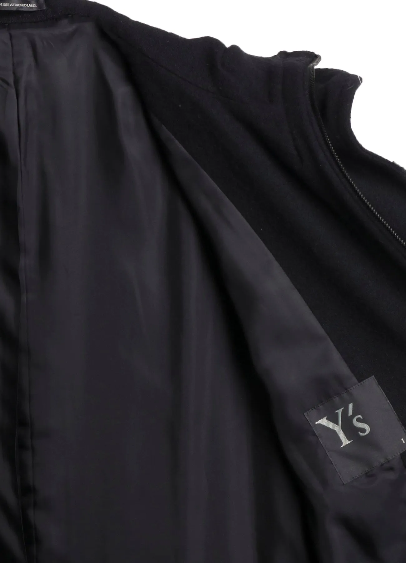 TOP VINTAGE FLANNEL HOODIE COAT sold by Yohji Yamamoto product image thumbnail 4