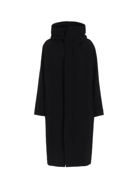 TOP VINTAGE FLANNEL HOODIE COAT sold by Yohji Yamamoto