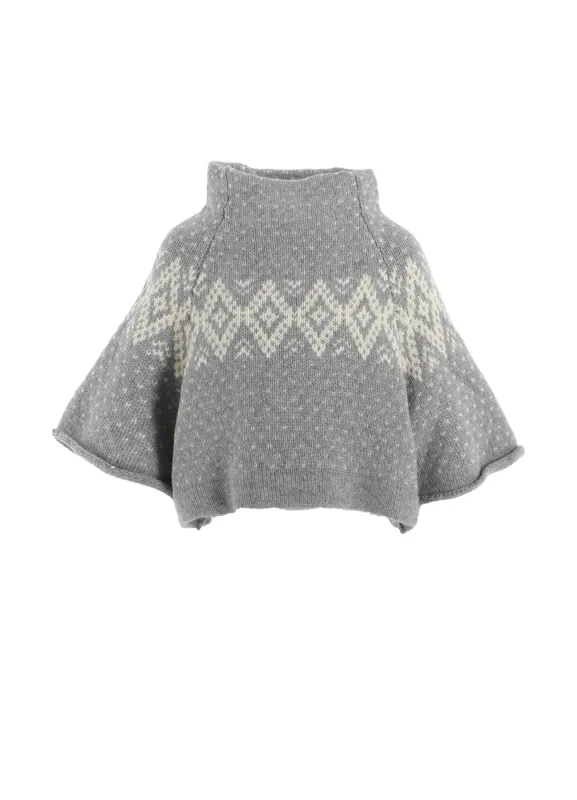 NORDIC JQ SHORT RAGLAN SLEEVE PULLOVER sold by Yohji Yamamoto