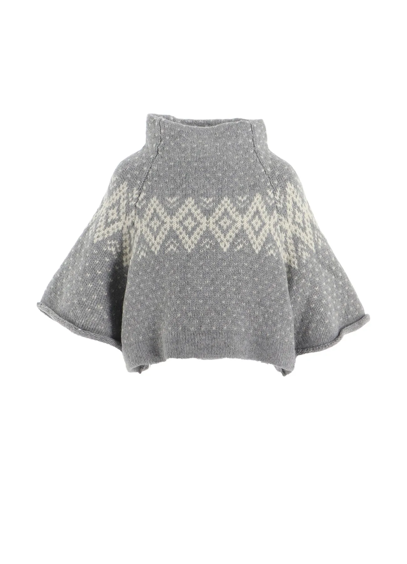 NORDIC JQ SHORT RAGLAN SLEEVE PULLOVER sold by Yohji Yamamoto