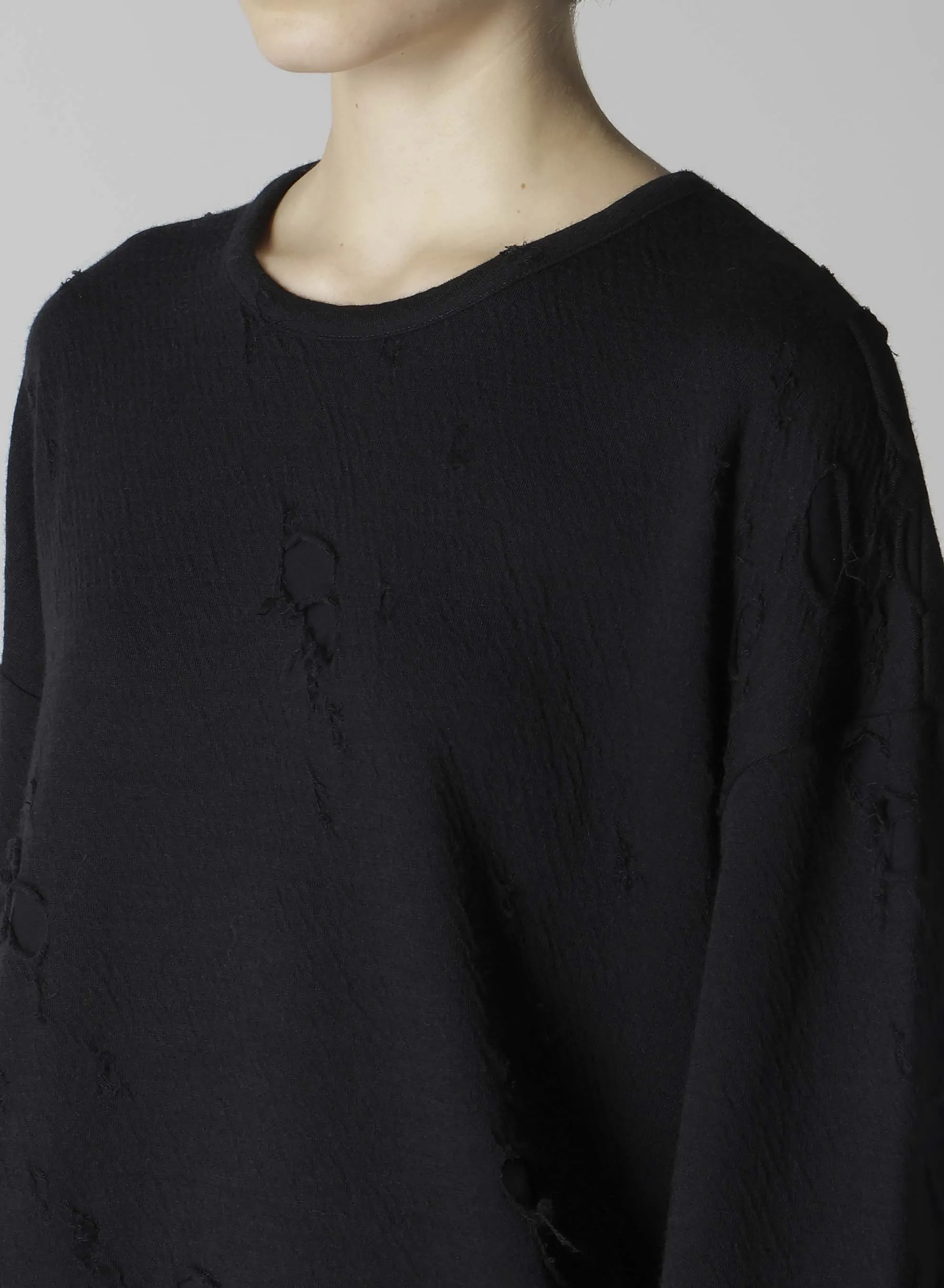 BONDED HOLE JQ BIG LONG T sold by Yohji Yamamoto product image thumbnail 5
