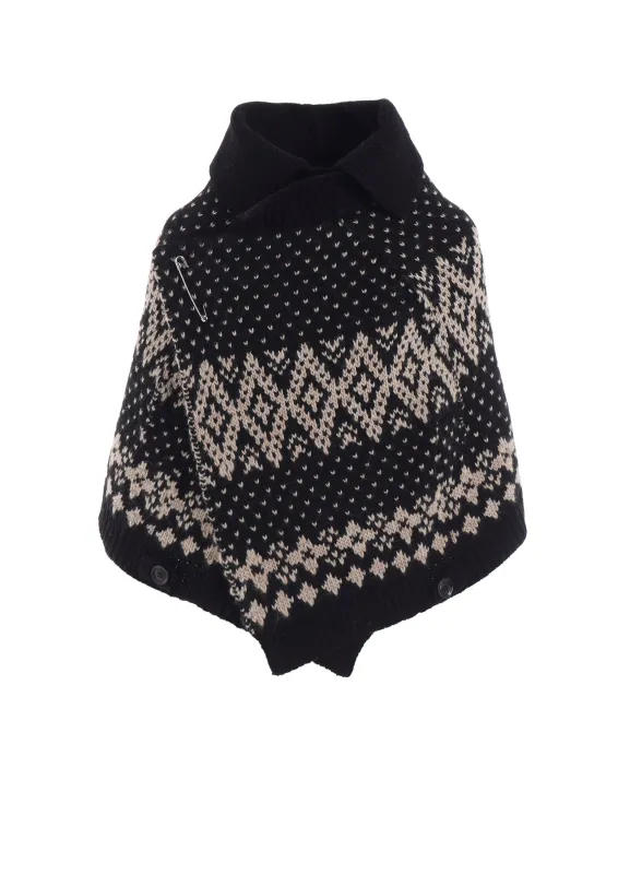 NORDIC JQ CAPE W/COLLAR sold by Yohji Yamamoto