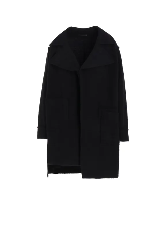 W/NY FLEECE LONG COAT sold by Yohji Yamamoto