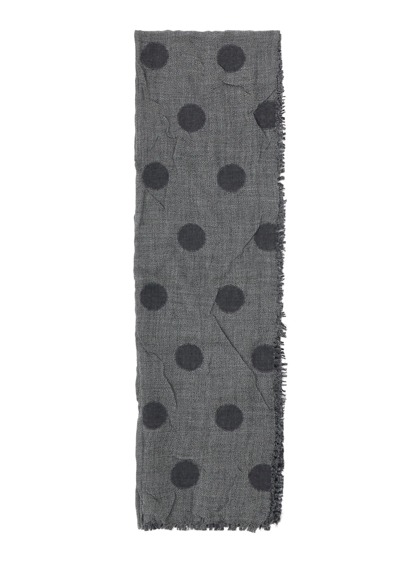 WOOL MILLING REVERSIBLE POLKA DOT SCARF sold by Yohji Yamamoto product image thumbnail 3