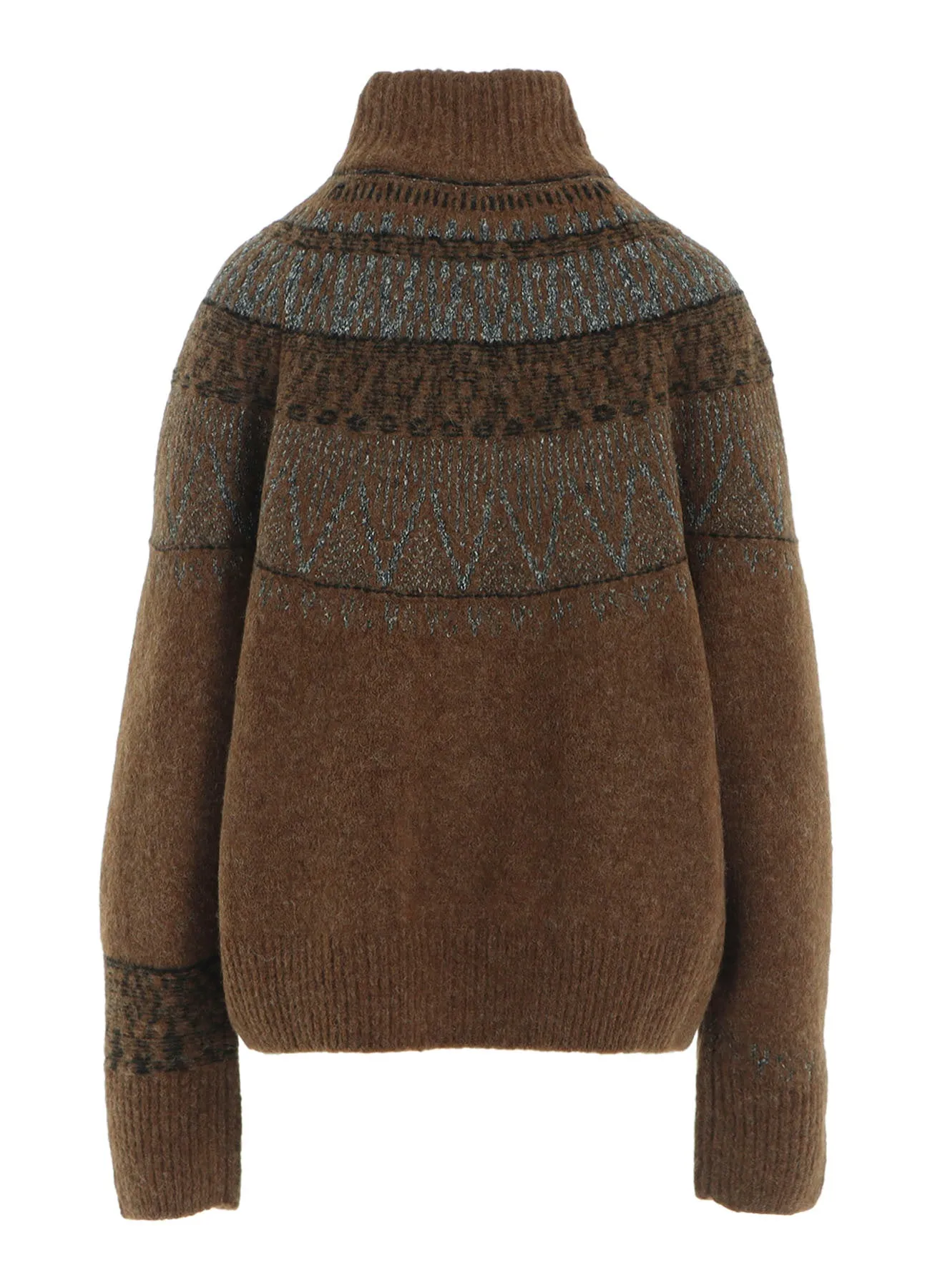 NORDIC DESIGN HIGH NECK KNIT CARDIGAN sold by Yohji Yamamoto product image thumbnail 3