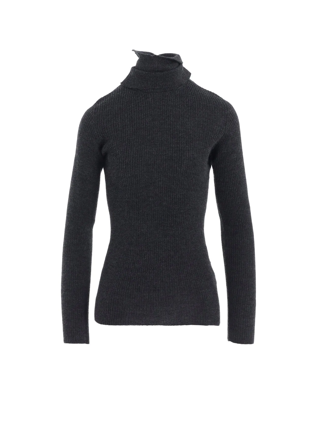 DOUBLE HIGH NECK RIB PULLOVER sold by Yohji Yamamoto
