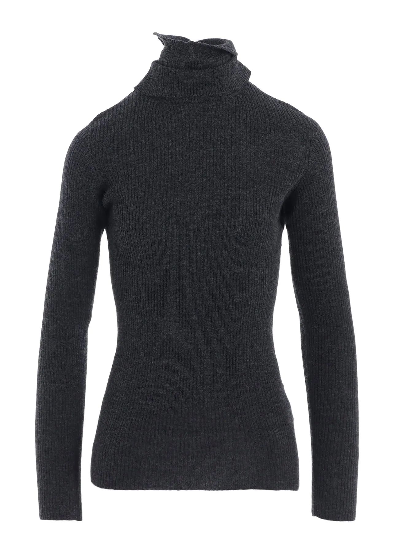 DOUBLE HIGH NECK RIB PULLOVER sold by Yohji Yamamoto product image thumbnail 2