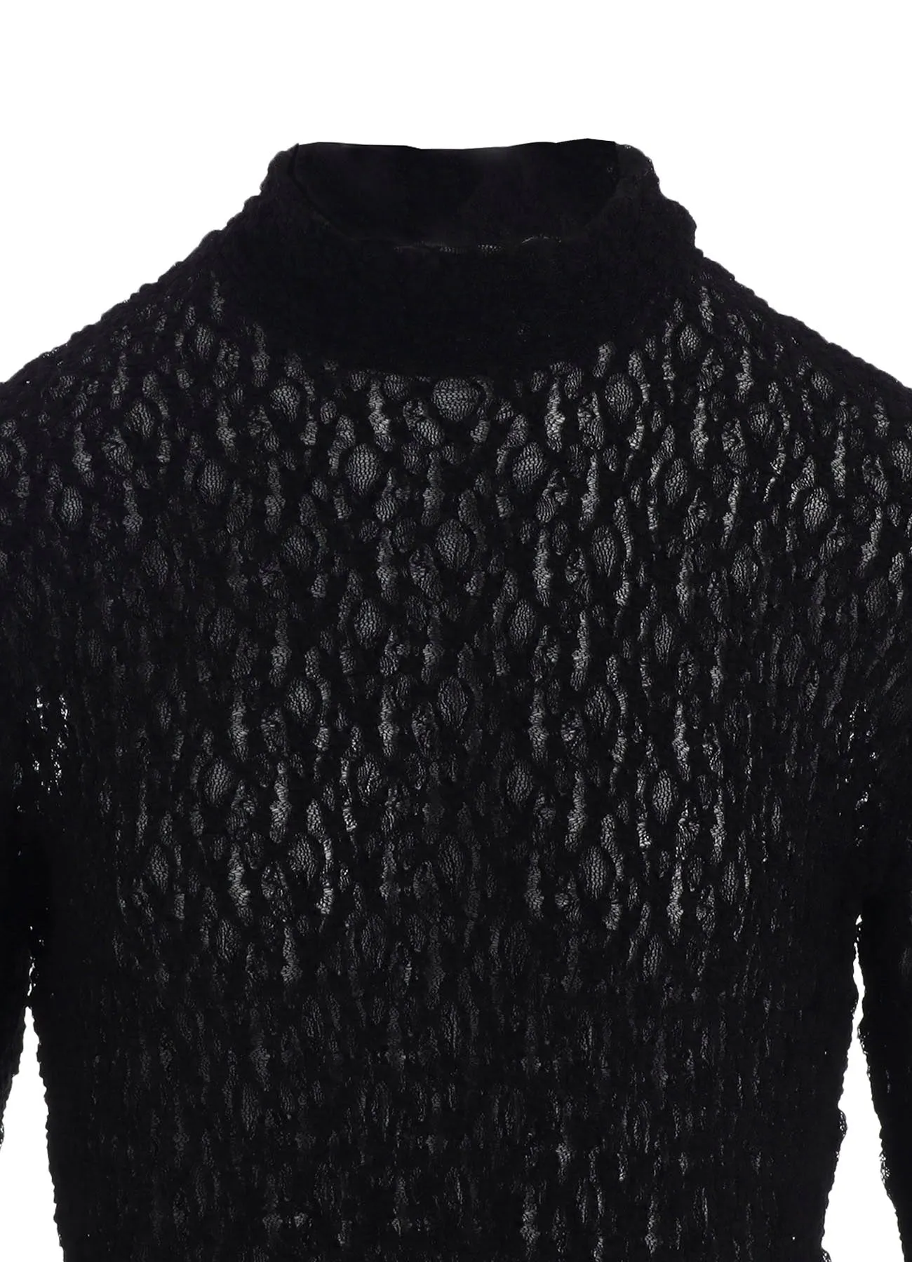 FLOWER SHIRRING HIGH NECK PULLOVER sold by Yohji Yamamoto product image thumbnail 5