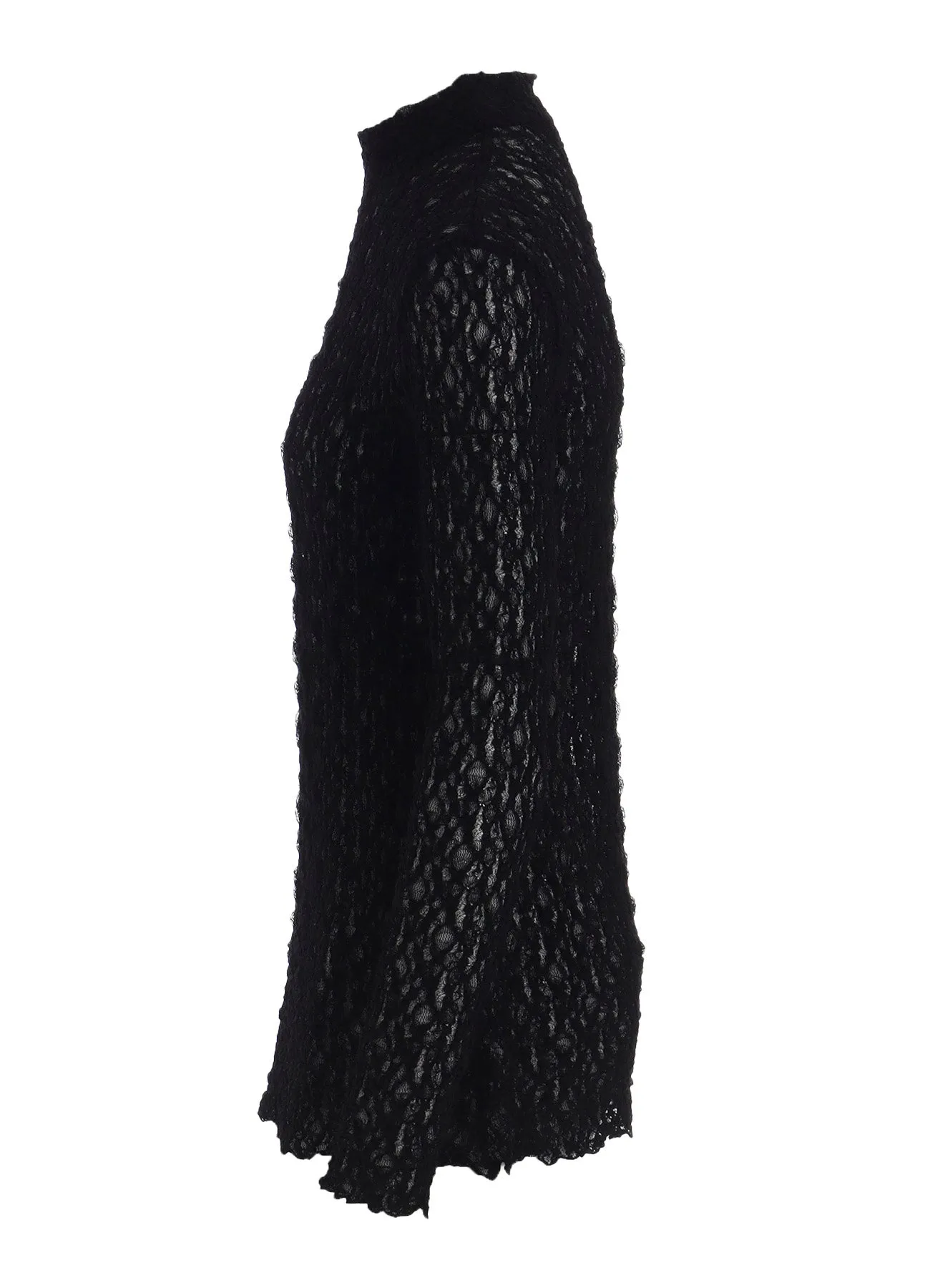 FLOWER SHIRRING HIGH NECK PULLOVER sold by Yohji Yamamoto product image thumbnail 3