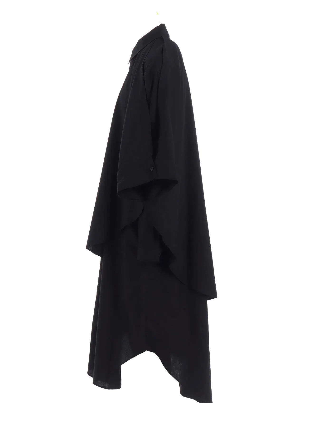 100/2 BROAD COTTON LAYERED DRESS sold by Yohji Yamamoto product image thumbnail 3