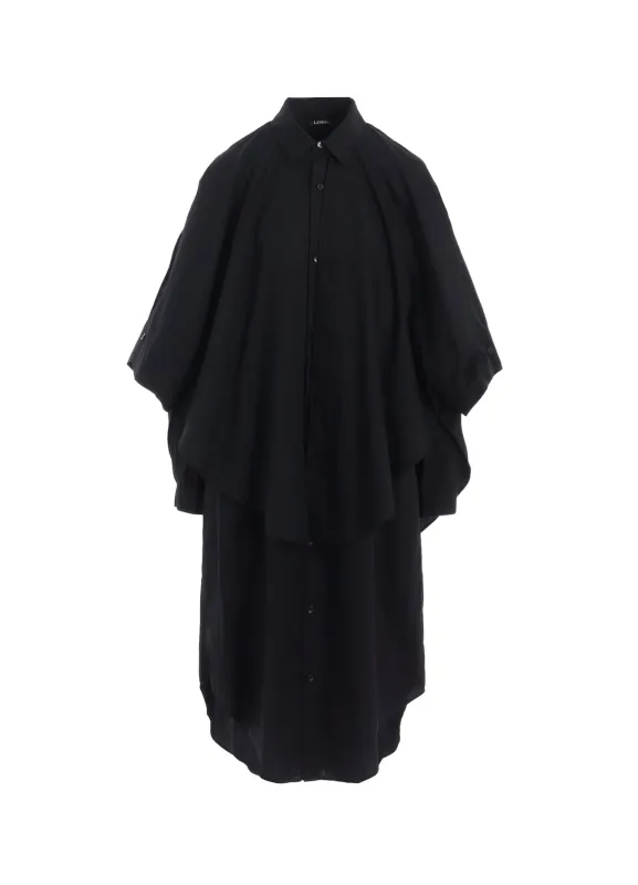 100/2 BROAD COTTON LAYERED DRESS sold by Yohji Yamamoto