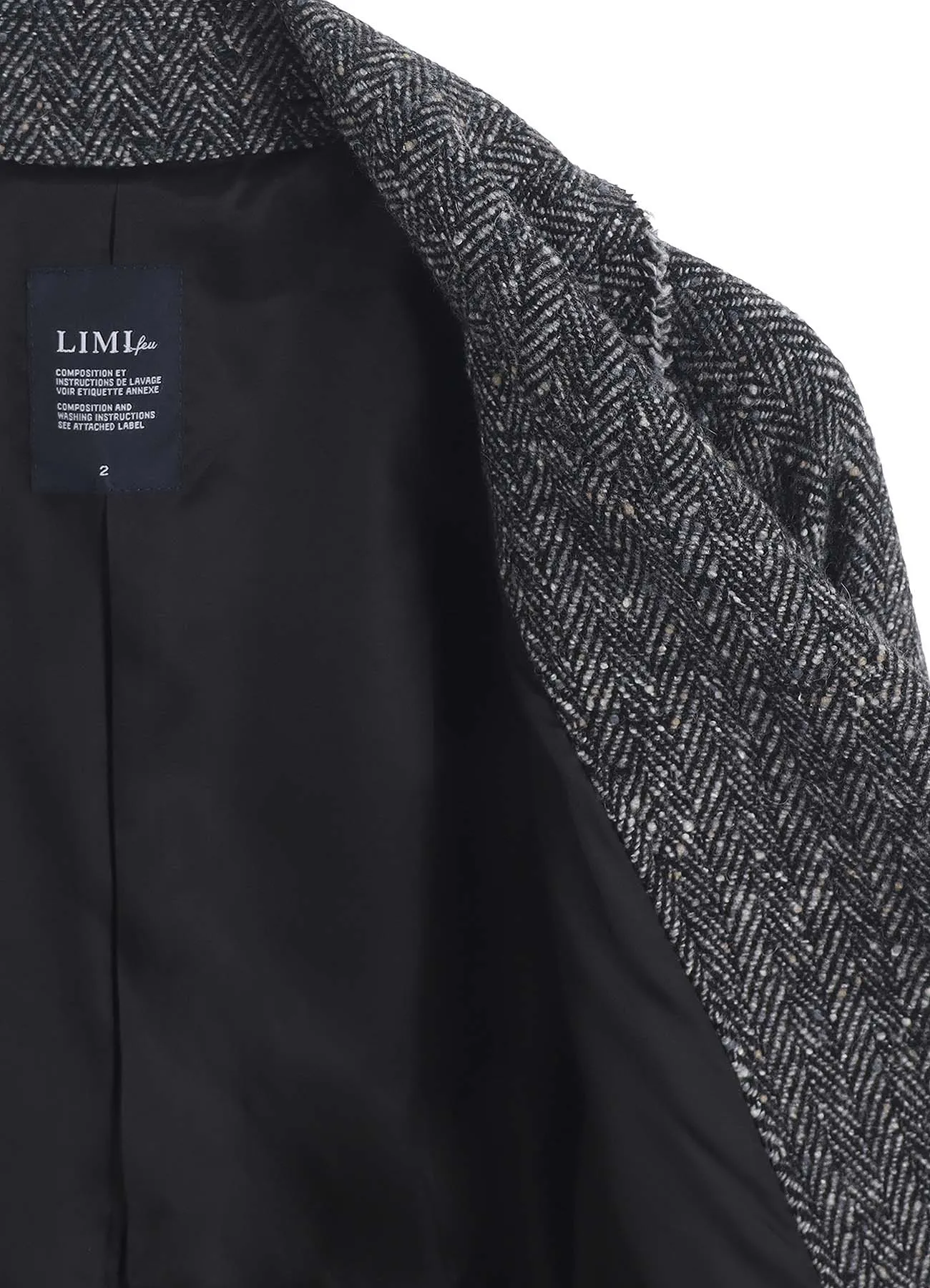 NEP TWEED BACK DRAPE TRENCH COAT sold by Yohji Yamamoto product image thumbnail 4