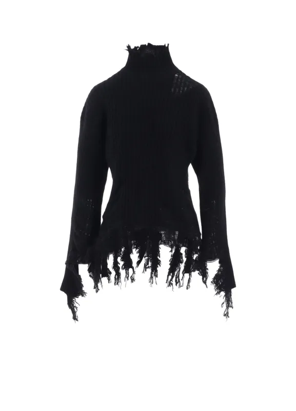 CRUSHED RIB PULLOVER sold by Yohji Yamamoto
