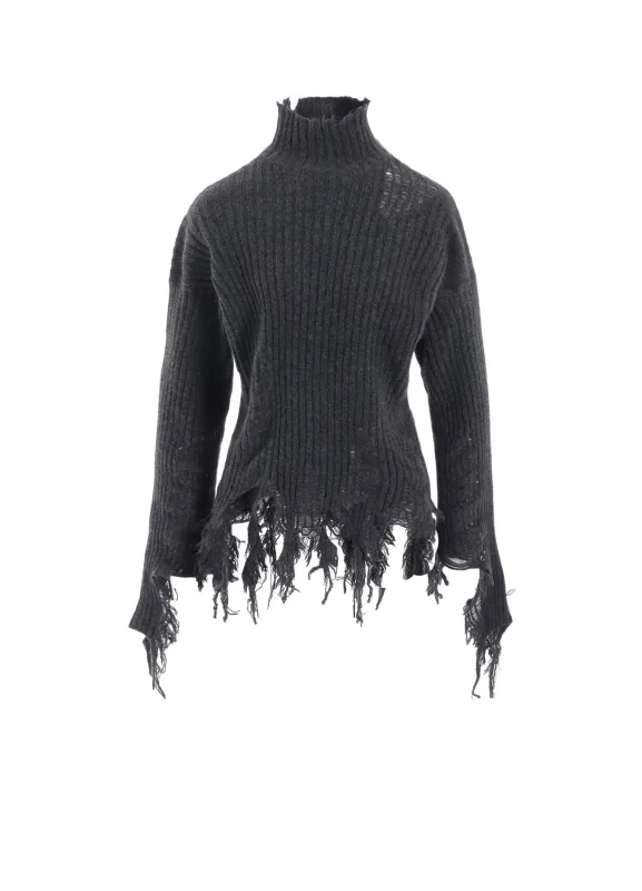 CRUSHED RIB PULLOVER sold by Yohji Yamamoto
