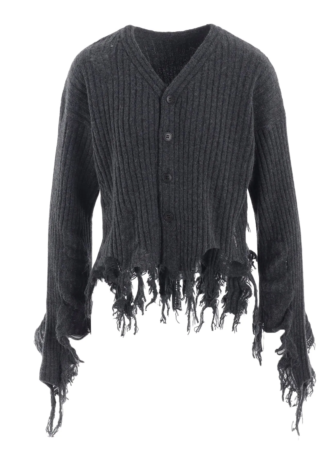 CRUSHED RIB CARDIGAN sold by Yohji Yamamoto product image thumbnail 2