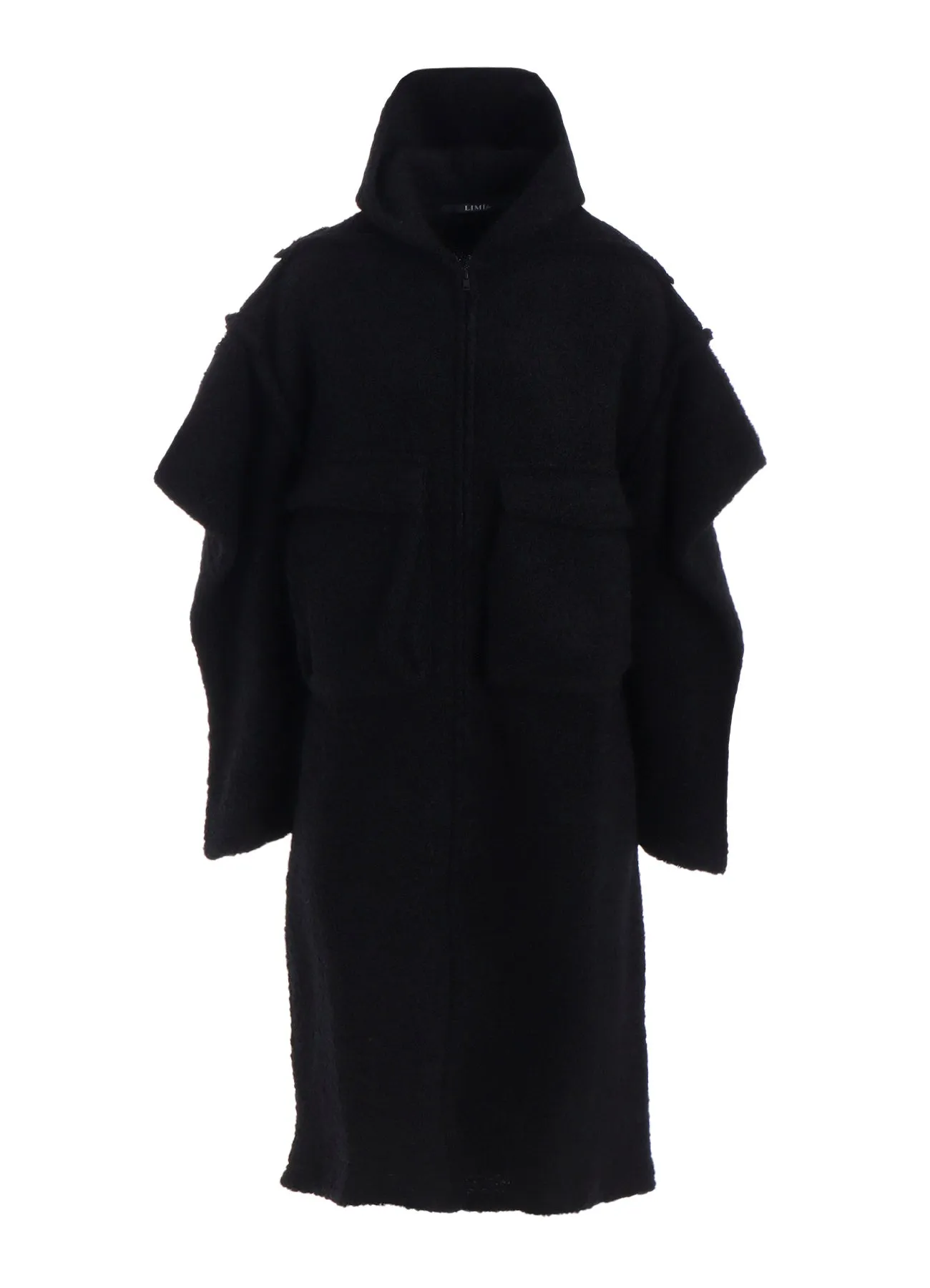 LOOP INLAY SLEEVE PUFF LONG JACKET sold by Yohji Yamamoto product image thumbnail 2