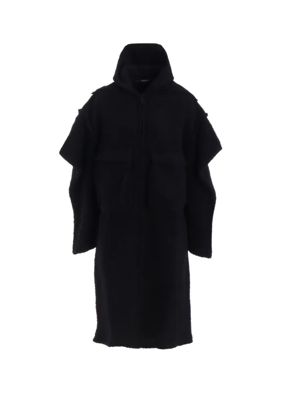 LOOP INLAY SLEEVE PUFF LONG JACKET sold by Yohji Yamamoto