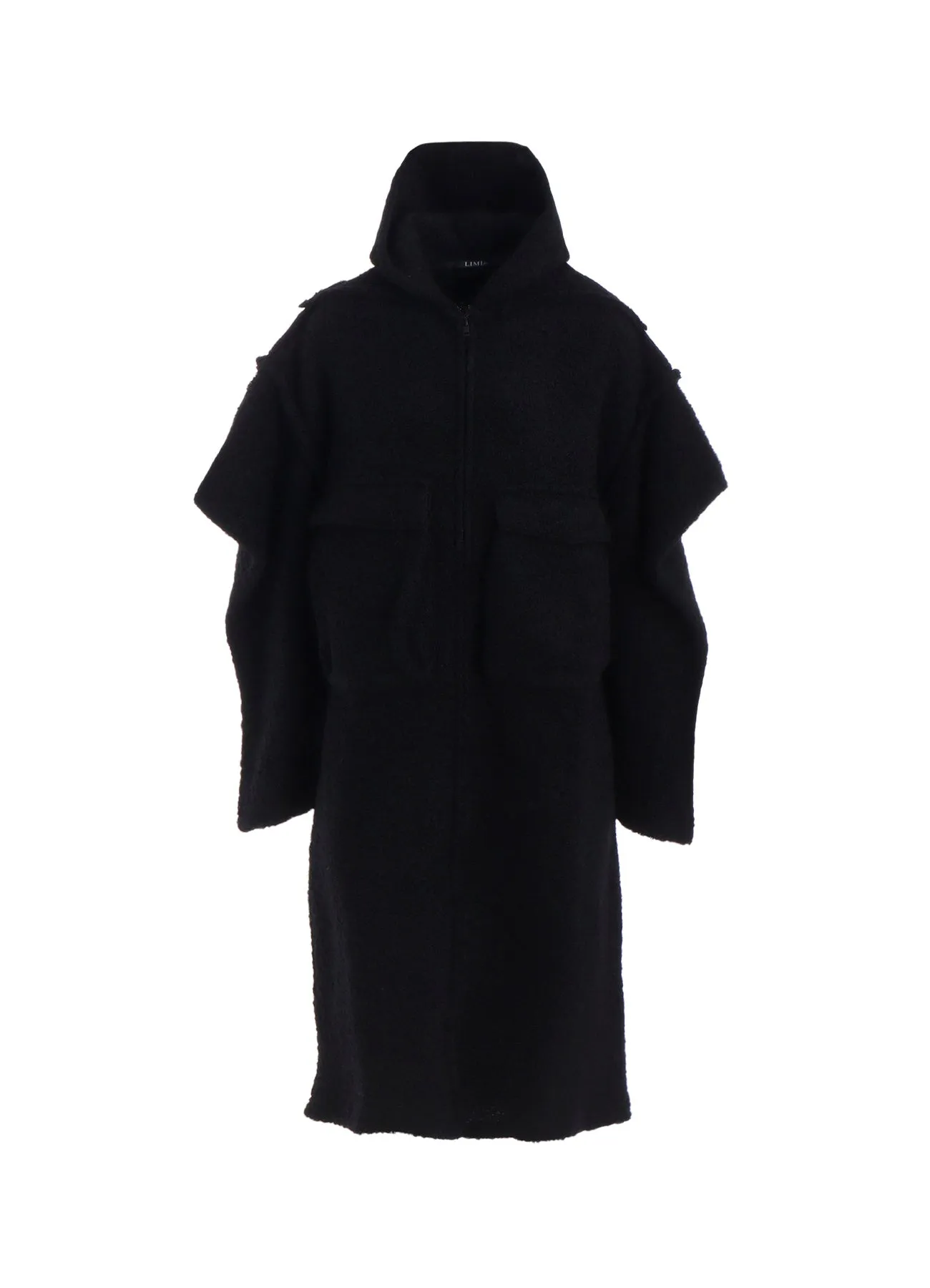 LOOP INLAY SLEEVE PUFF LONG JACKET sold by Yohji Yamamoto