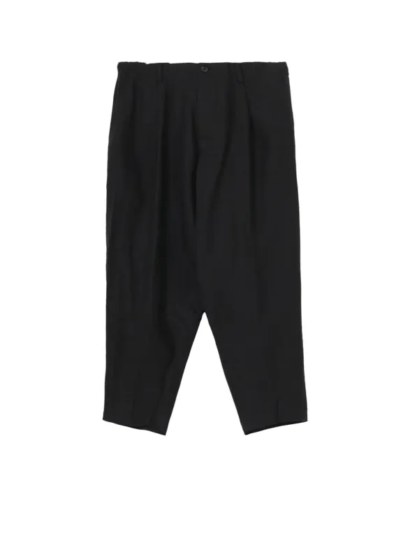 Y's for men x 120% LINO LINEN BACK SIDE ZIPPER PANTS sold by Yohji Yamamoto