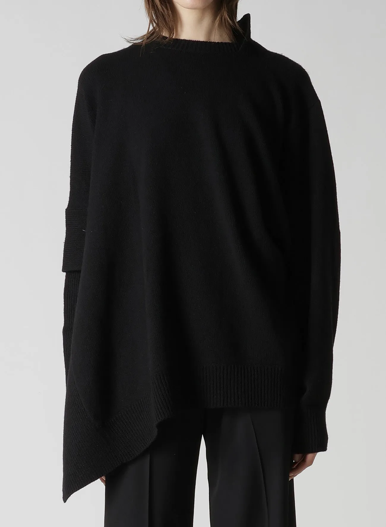 PLAIN STITCH ASYMMETRY PO A sold by Yohji Yamamoto product image thumbnail 2