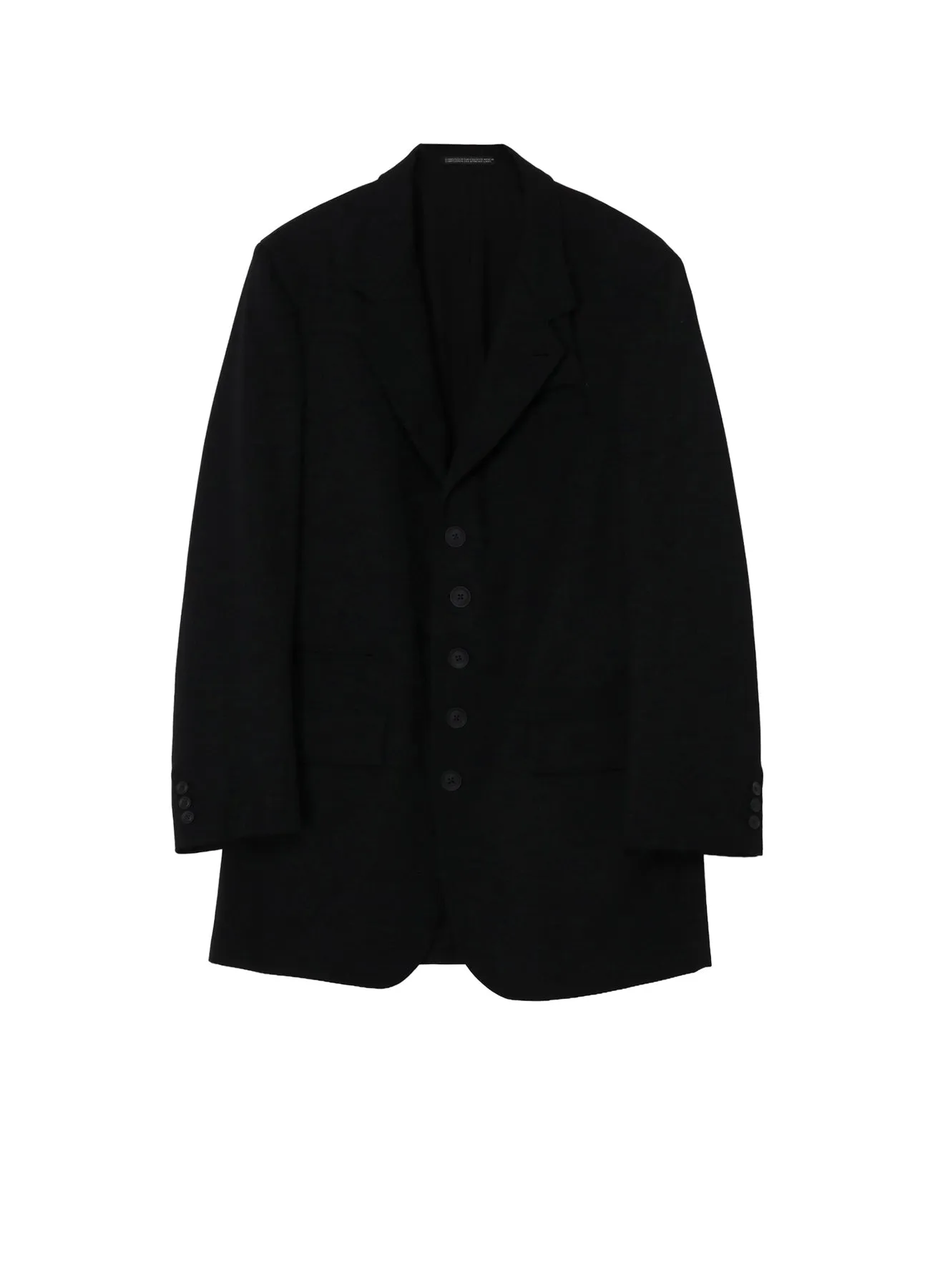 ARMY GABARDINE 5 BUTTONS JACKET sold by Yohji Yamamoto